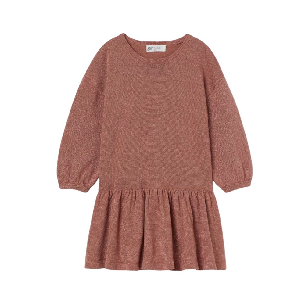 H&M sparkly knit dress